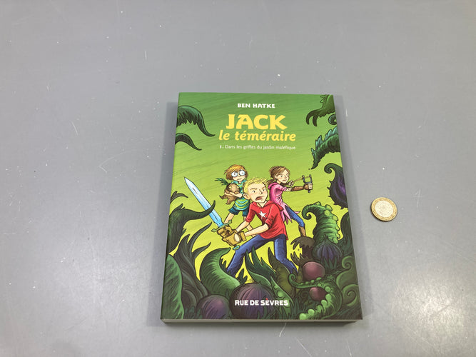 BD Jack le téméraire T1 Dans les griffes du jardin maléfique, Ben Hatke, Rue de Sèvres, moins cher chez Petit Kiwi