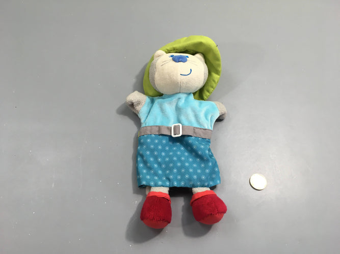 Marionnette chat chapeau, moins cher chez Petit Kiwi