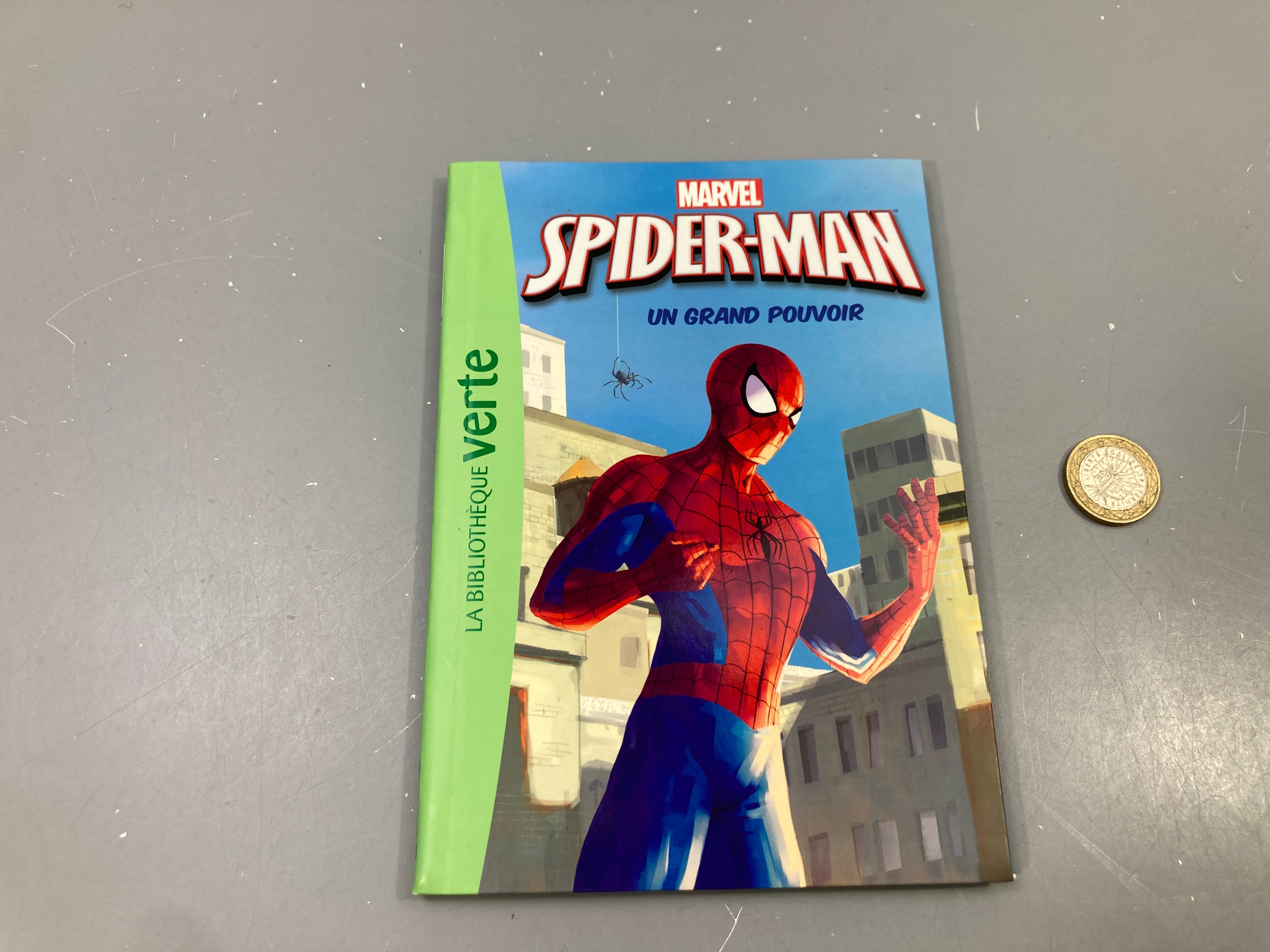Spider-Man Un grand pouvoir, Mà reversel, Bibliothèque Verte