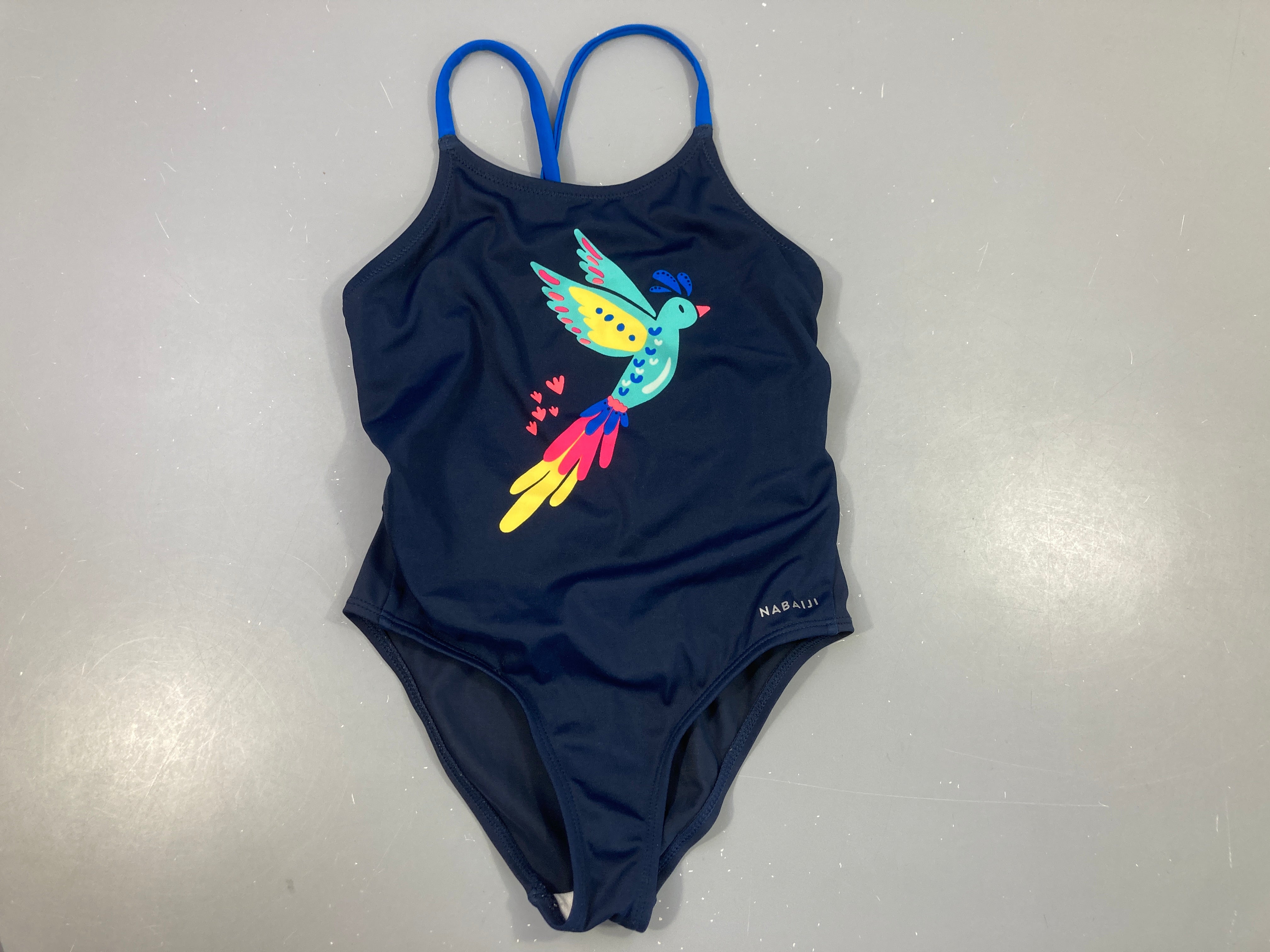 Maillot bleu foncé oiseau