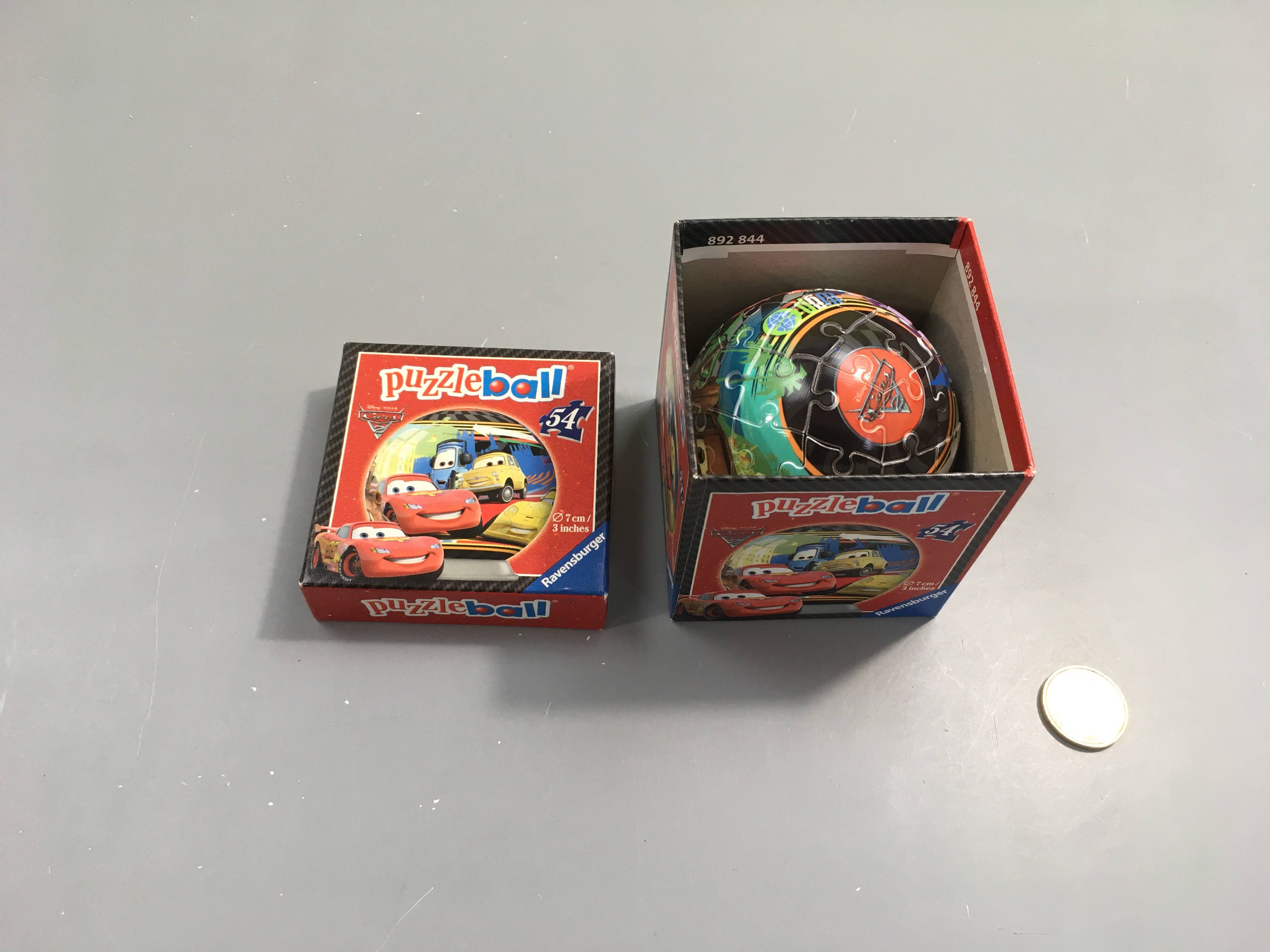 Complet Puzzle ball 54pcs Cars