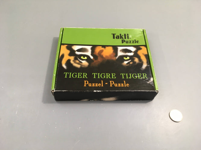 Complet puzzle tigre 7pcs, moins cher chez Petit Kiwi