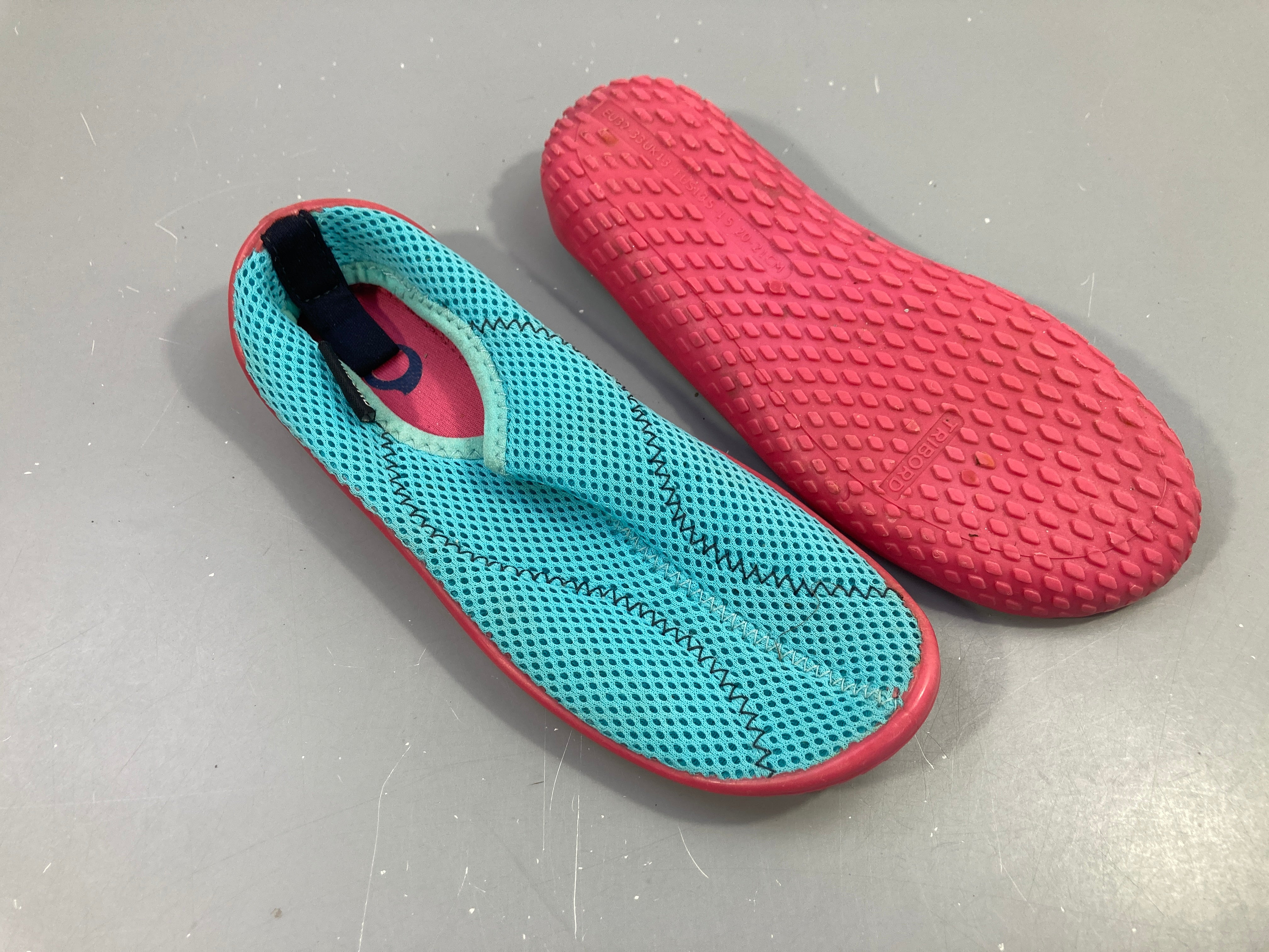 Chaussures d'eau turquoise-rose