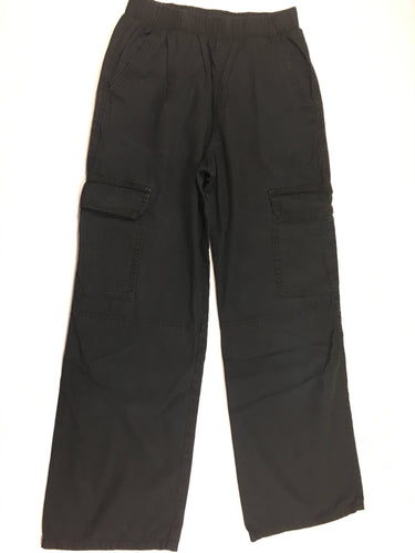 Pantalon cargo large noir, moins cher chez Petit Kiwi