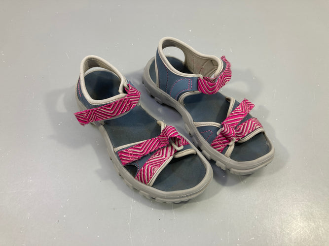 Sandales de randonnées gris-rose, moins cher chez Petit Kiwi