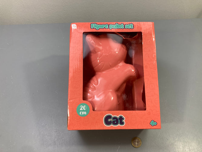 Figurine chat à peindre 20 cm, Figure paint set, dlp, moins cher chez Petit Kiwi