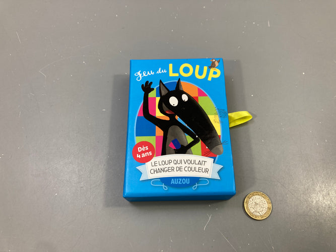 Jeu du Loup, Le loup qui voulait changer de couleur, Auzou, moins cher chez Petit Kiwi
