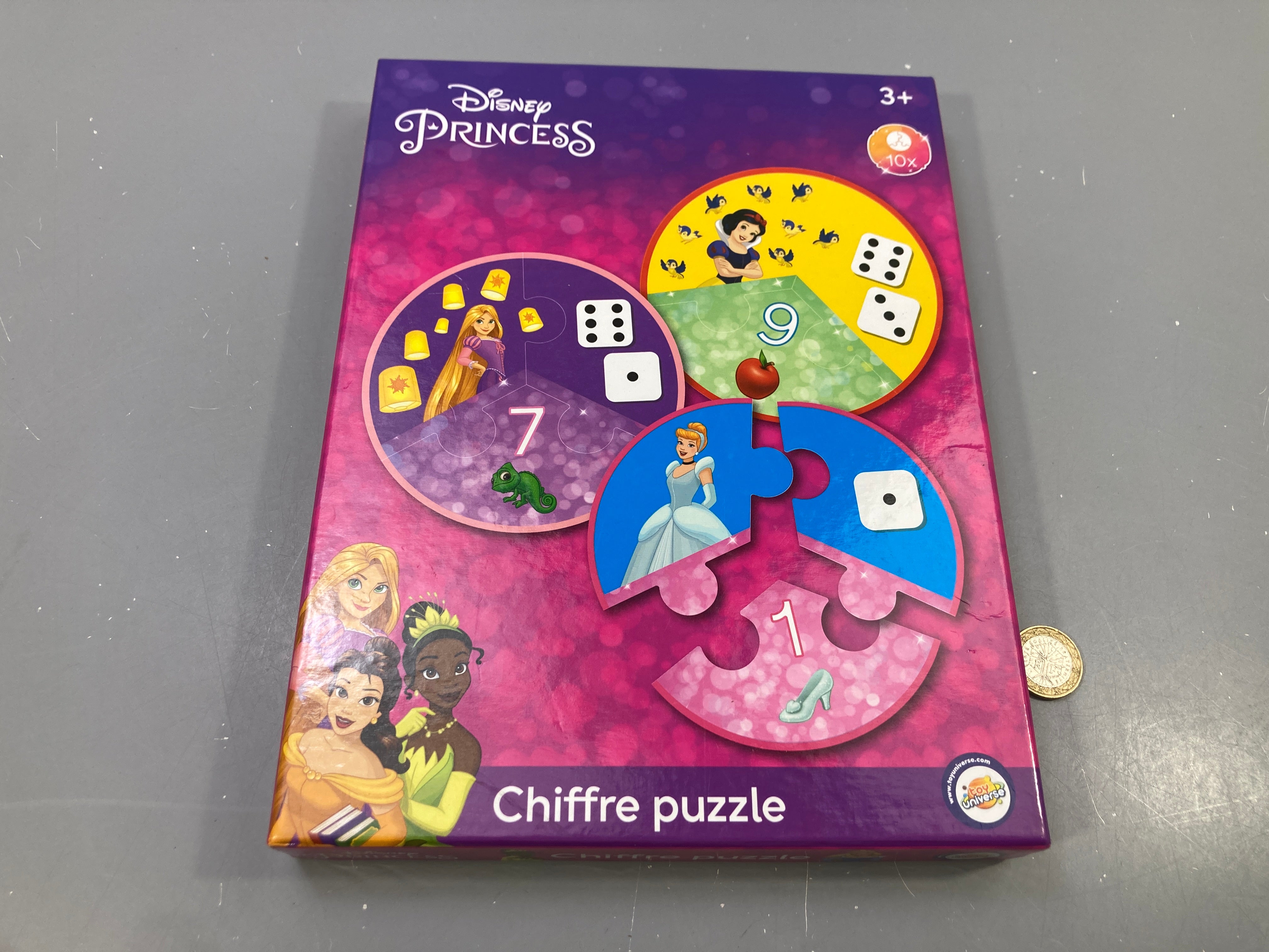 Chiffre puzzle Disney Princess, Toy Universe