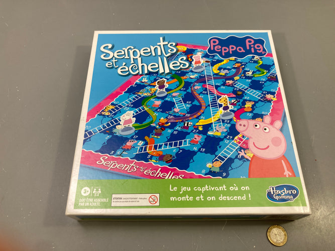 Jeu Serpents et échelles Peppa Pig, Hasbro Gaming, moins cher chez Petit Kiwi