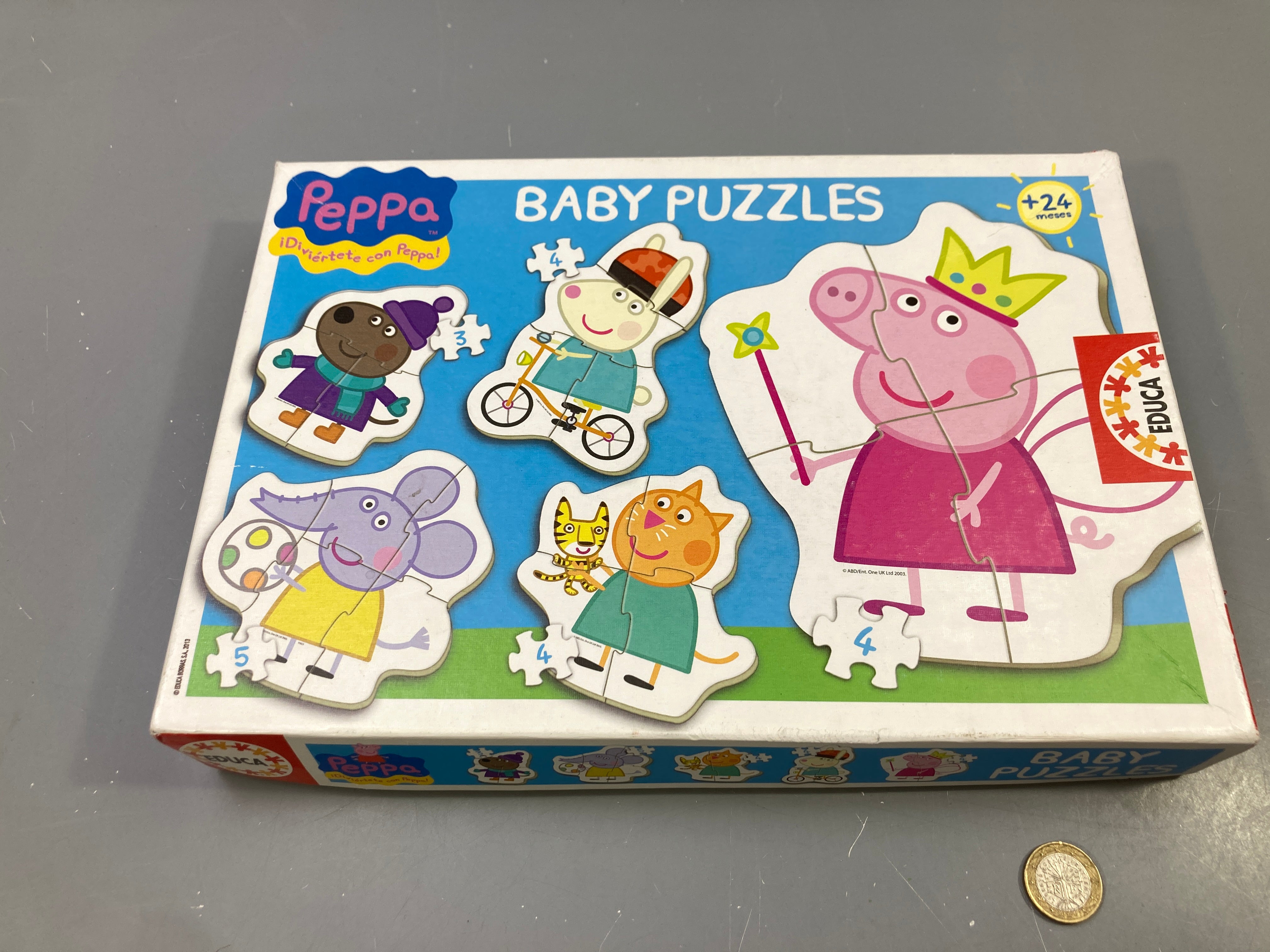 Baby Puzzles Peppa Pig, 5 puzzles 3-5 pcs