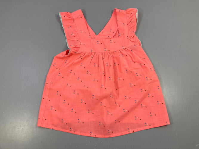 Blouse s.m rose flash étoiles, moins cher chez Petit Kiwi