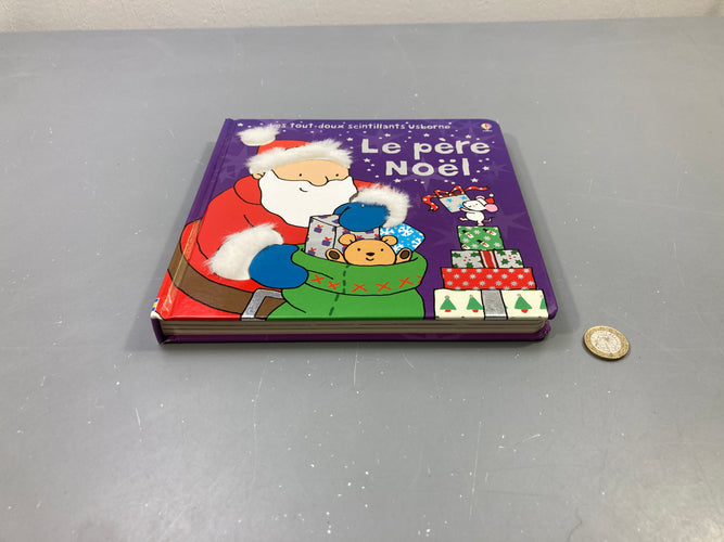 Le père Noël, Les tout-doux scintillants, Usborne, moins cher chez Petit Kiwi