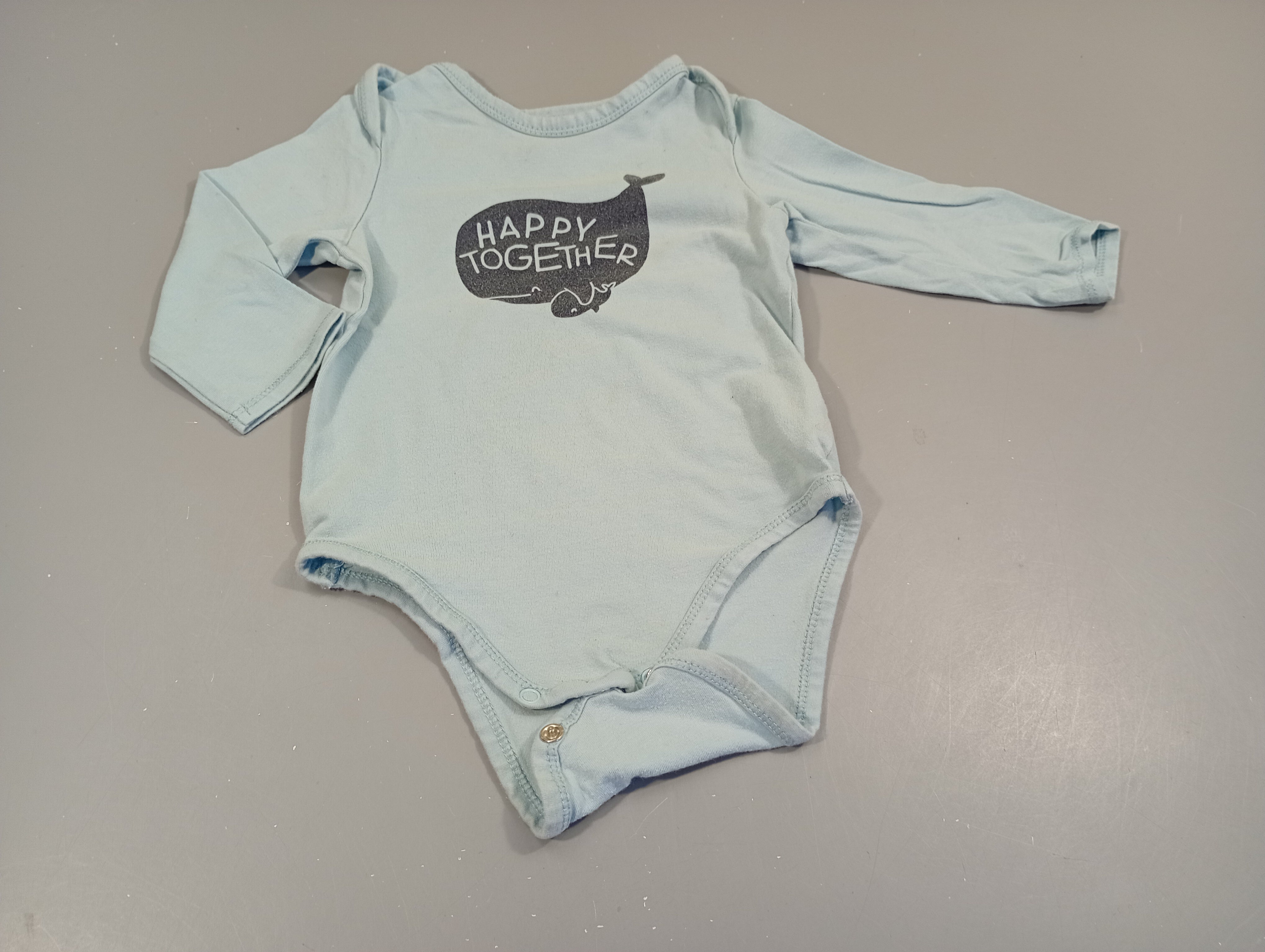 Body m.l bleu clair baleines 