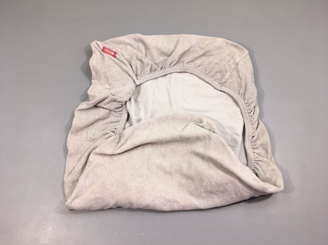 Housse éponge gris foncé pour matelas à langer - Kiwizz, moins cher chez Petit Kiwi