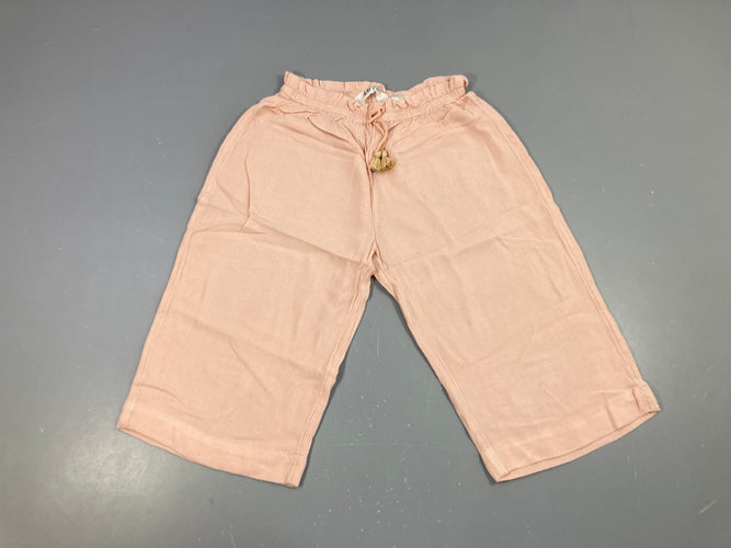 Pantalon rose clair texturé-Légèrement taché bas G, moins cher chez Petit Kiwi
