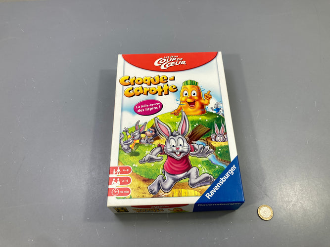 Jeu Croque-Carotte format voyage, Les jeux Coup de Cœur, 4-8 ans, 2-4 joueurs, moins cher chez Petit Kiwi
