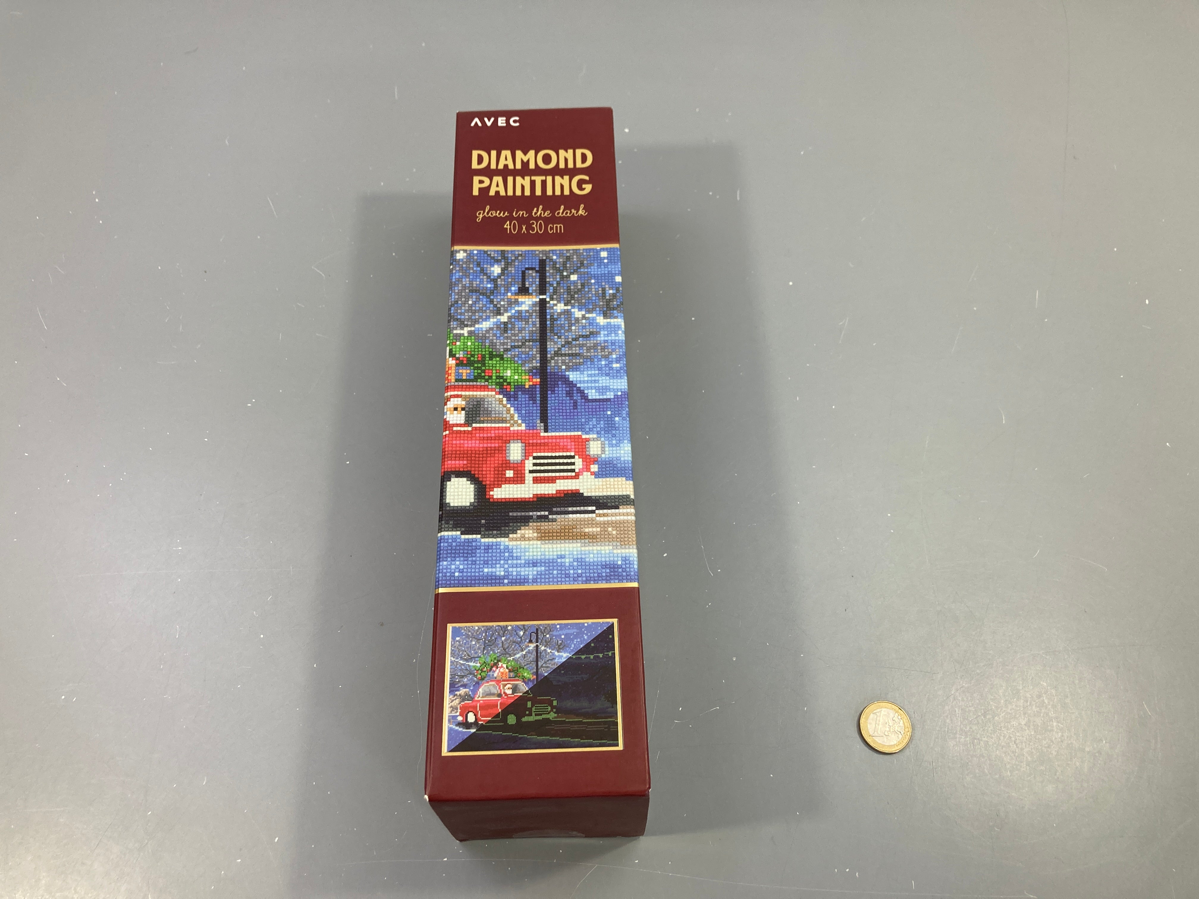 NEUF Diamond Painting phosphorescent auto, Action