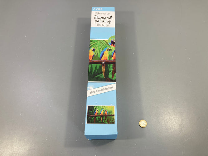 NEUF Diamond Painting perroquets , Action, moins cher chez Petit Kiwi