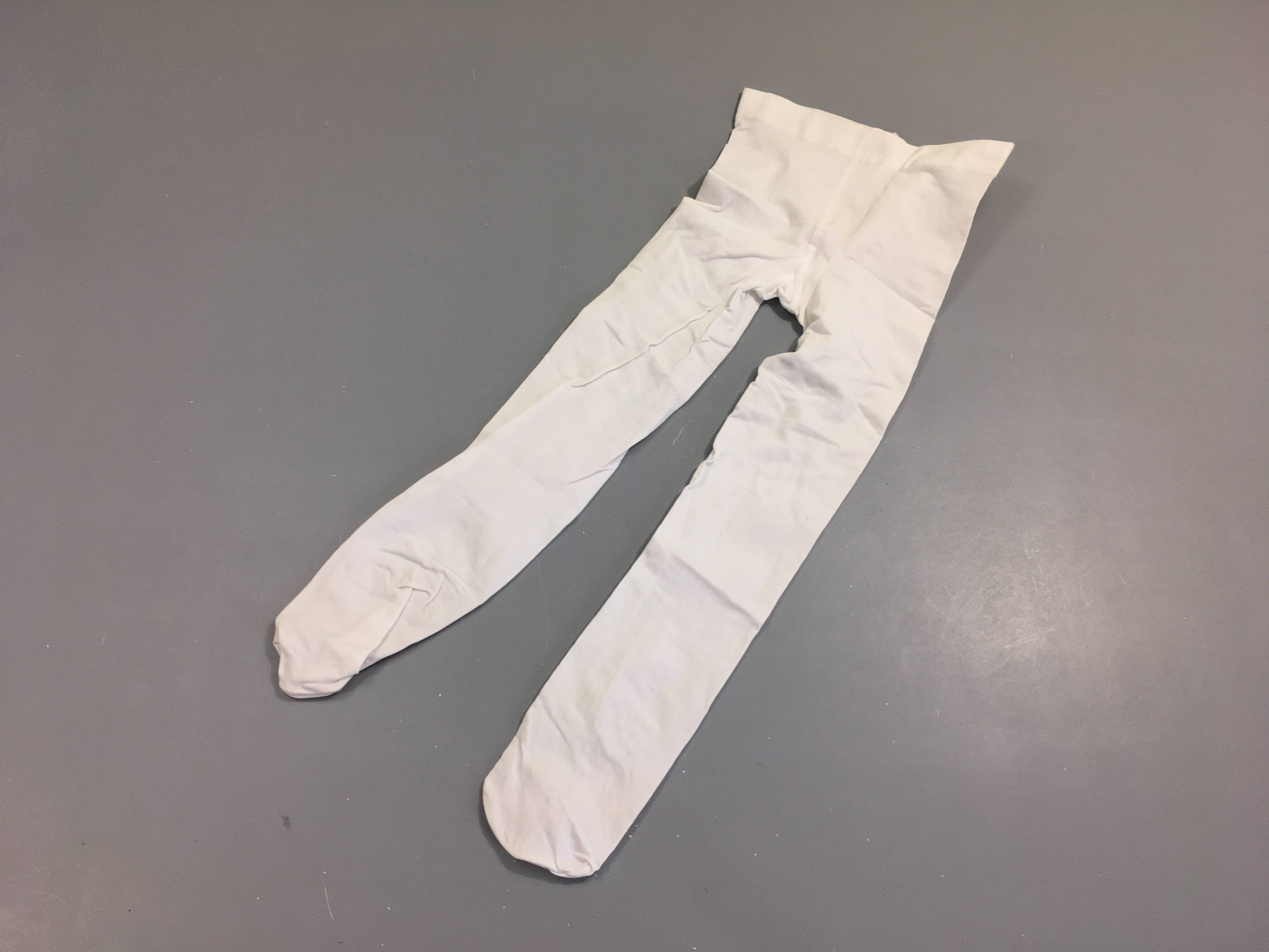 Collants nylon blanc