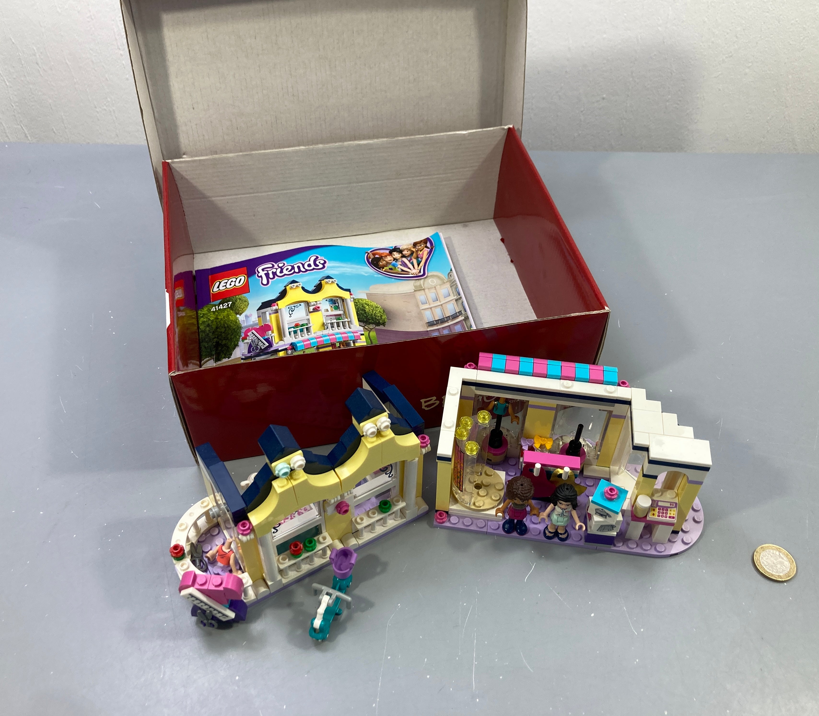 Lego Friends 41427 boutique de mode d'Emma, figurines, avec notice Vendu en l'état tel que sur la photo