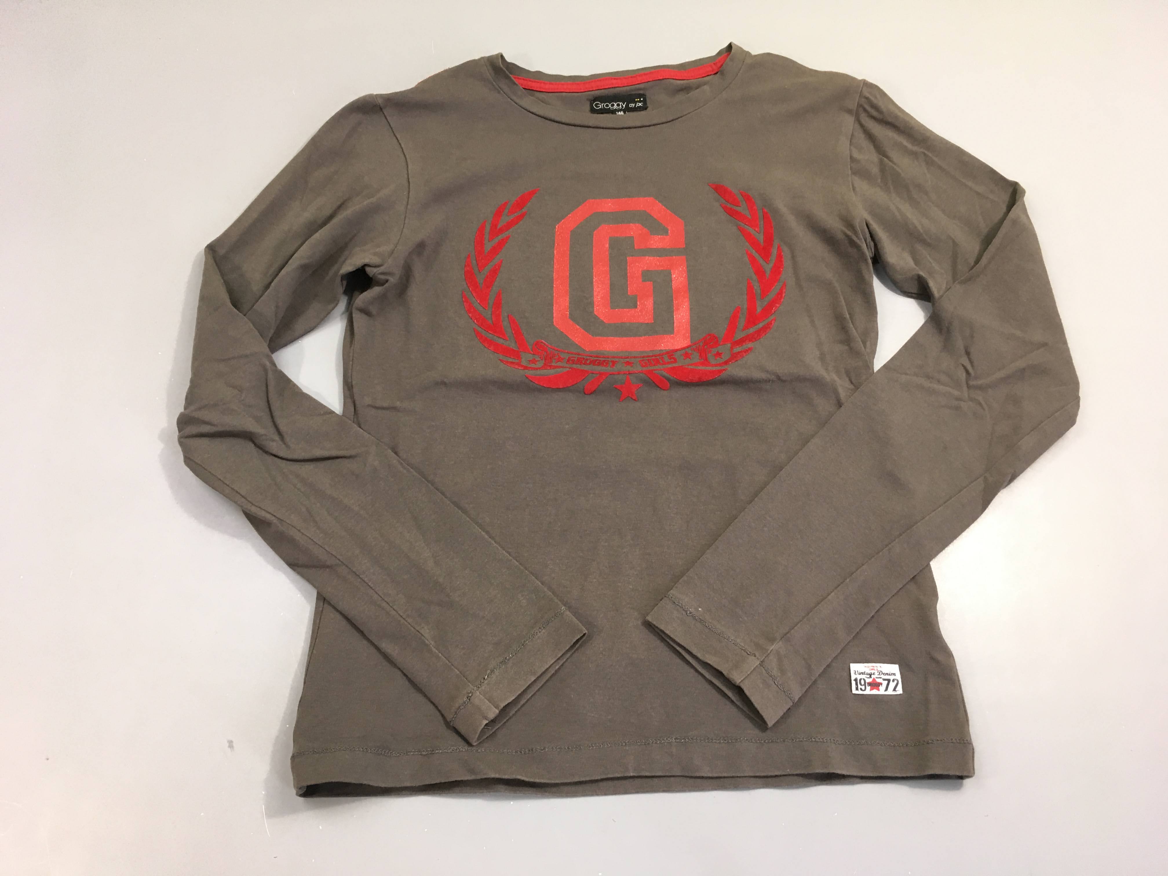 T-shirt m.l gris foncé G