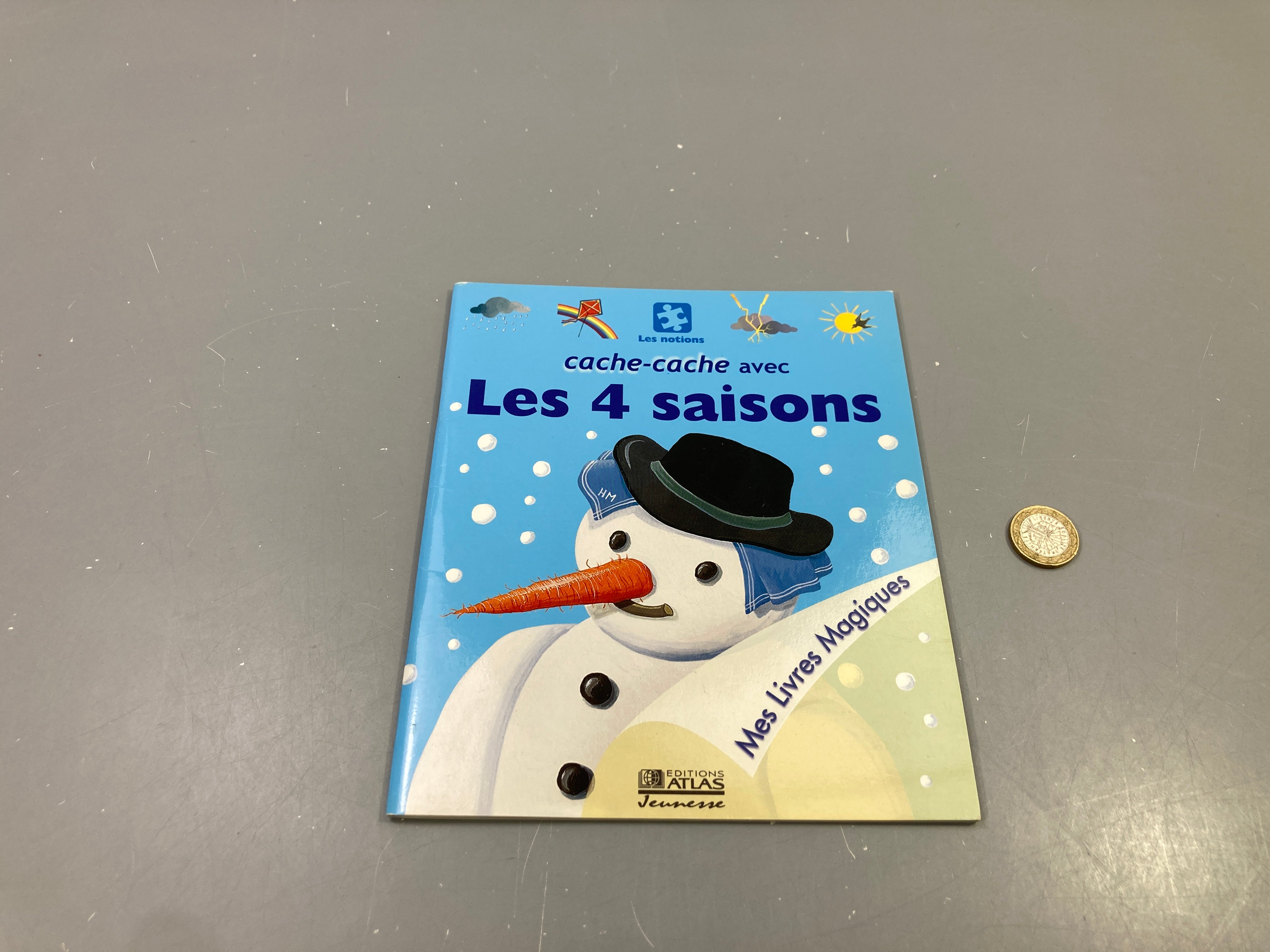 Cache-cache avec Les 4 saisons, Mes Livres Magiques, Éditions Atlas Jeunesse