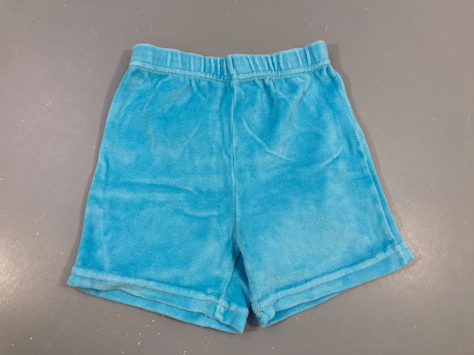 Short éponge turquoise, moins cher chez Petit Kiwi