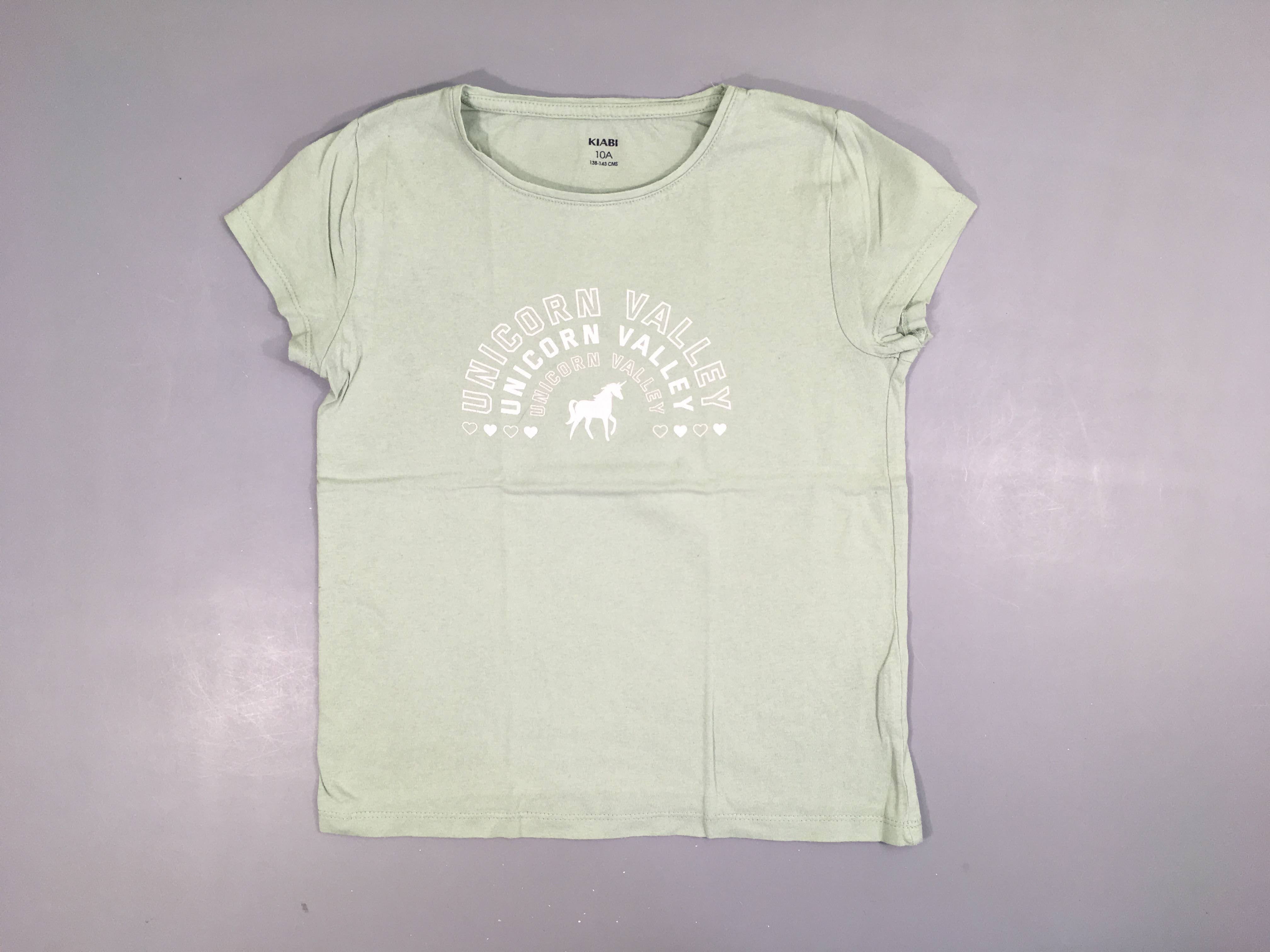 T-shirt m.c vert d'eau Unicorn Bouloché