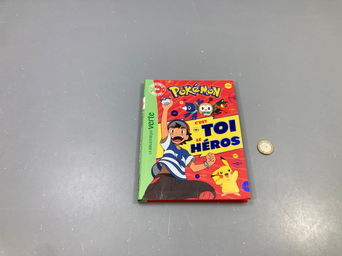 Pokémon, C'est toi le héros, Aventures sur mesure, Bibliothèque verte, moins cher chez Petit Kiwi
