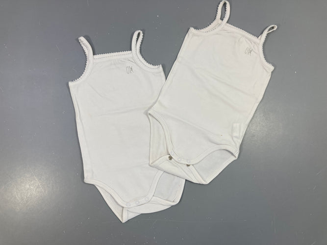 2 Bodies s.m blanc orc, moins cher chez Petit Kiwi