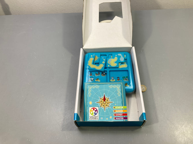 Jeu de réflexion pirates et îles, livret défis, en boîte, Smart Games, moins cher chez Petit Kiwi