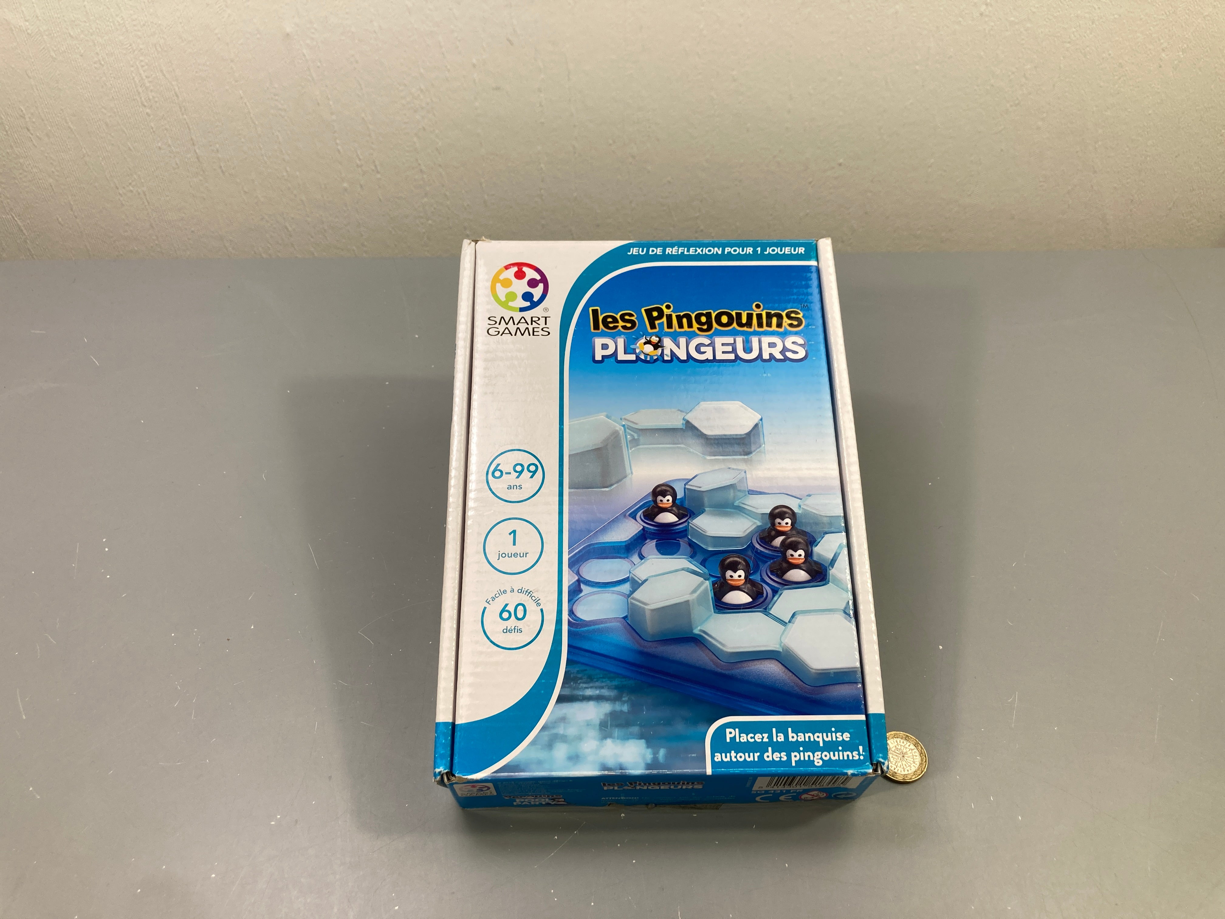 Jeu Les Pingouins Plongeurs, 60 défis, 6-99 ans, 1 joueur, Smart Games