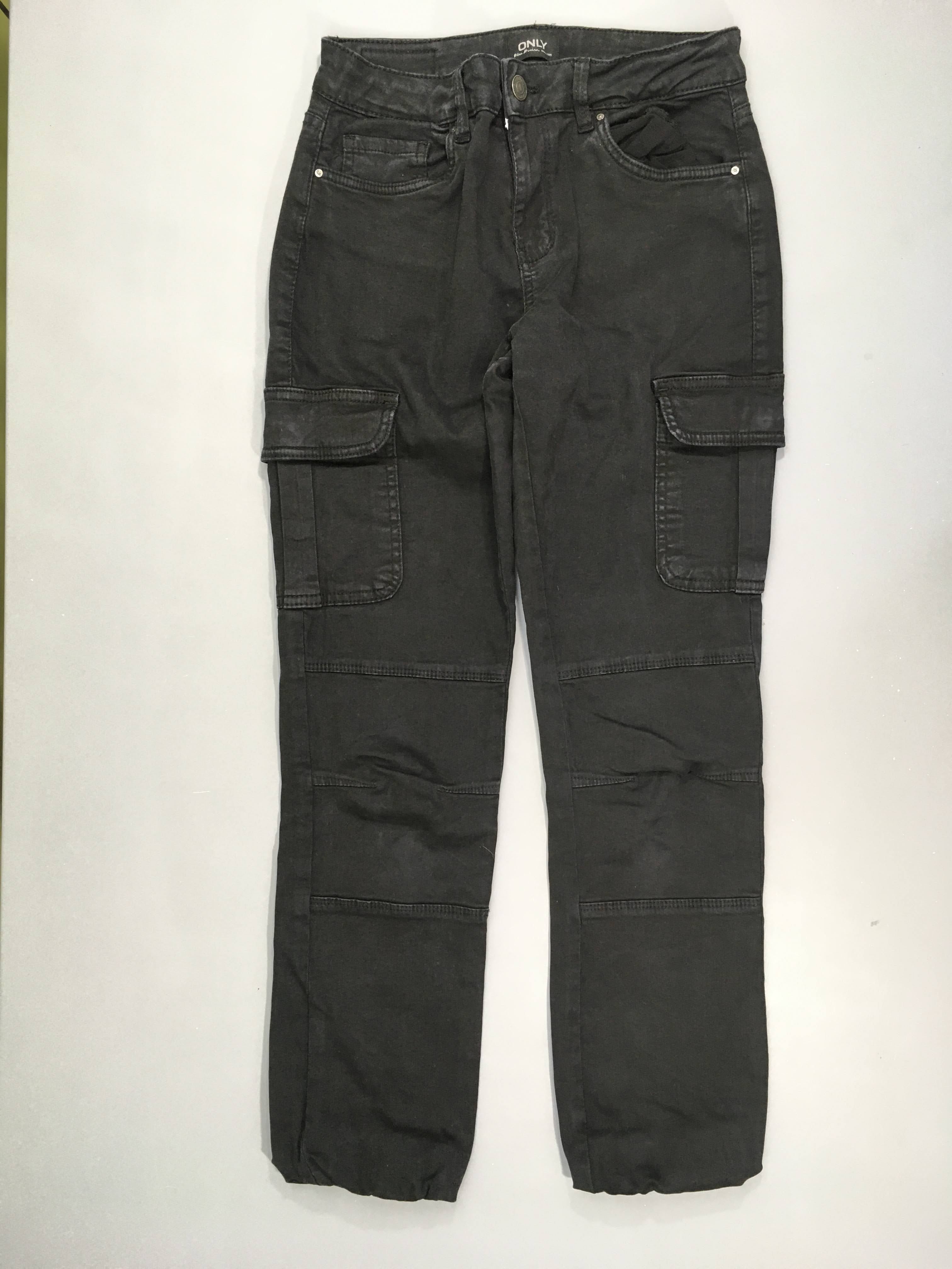 Pantalon cargo noir 36-32