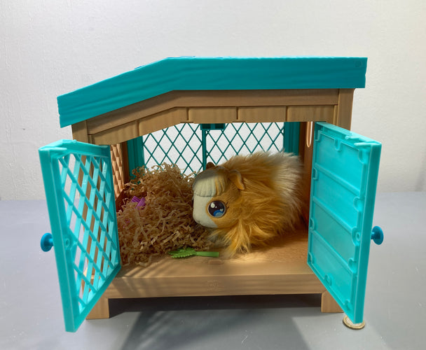 Cochon d'Inde interactif et clapier turquoise, Little Live Pets, moins cher chez Petit Kiwi