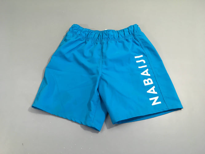 Maillot short bleu Nabaiji, moins cher chez Petit Kiwi