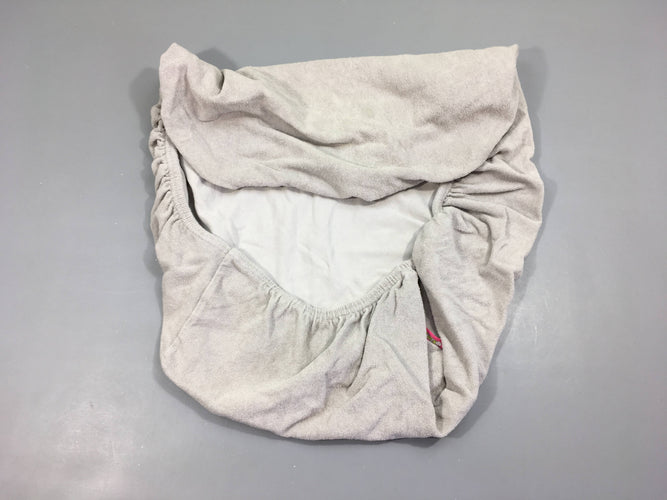 Housse éponge gris foncé pour matelas à langer - Kiwizz, moins cher chez Petit Kiwi