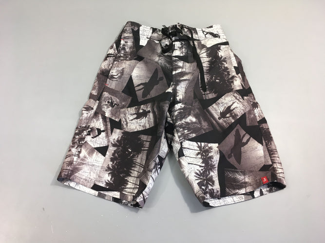 Maillot short noir/blanc photo, moins cher chez Petit Kiwi