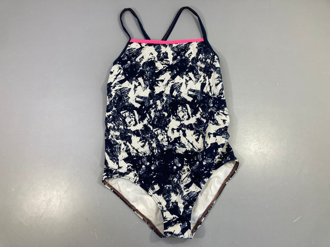 Maillot gris-bleu effet Légèrement bouloché intérieur Nabaiji, moins cher chez Petit Kiwi
