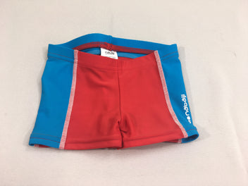 Maillot boxer bleu et rouge 