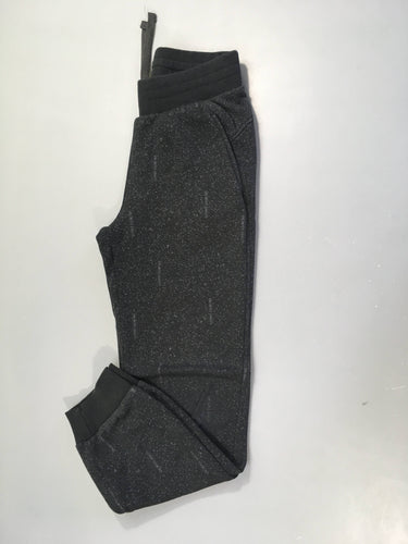 Pantalon de training noir chiné, moins cher chez Petit Kiwi