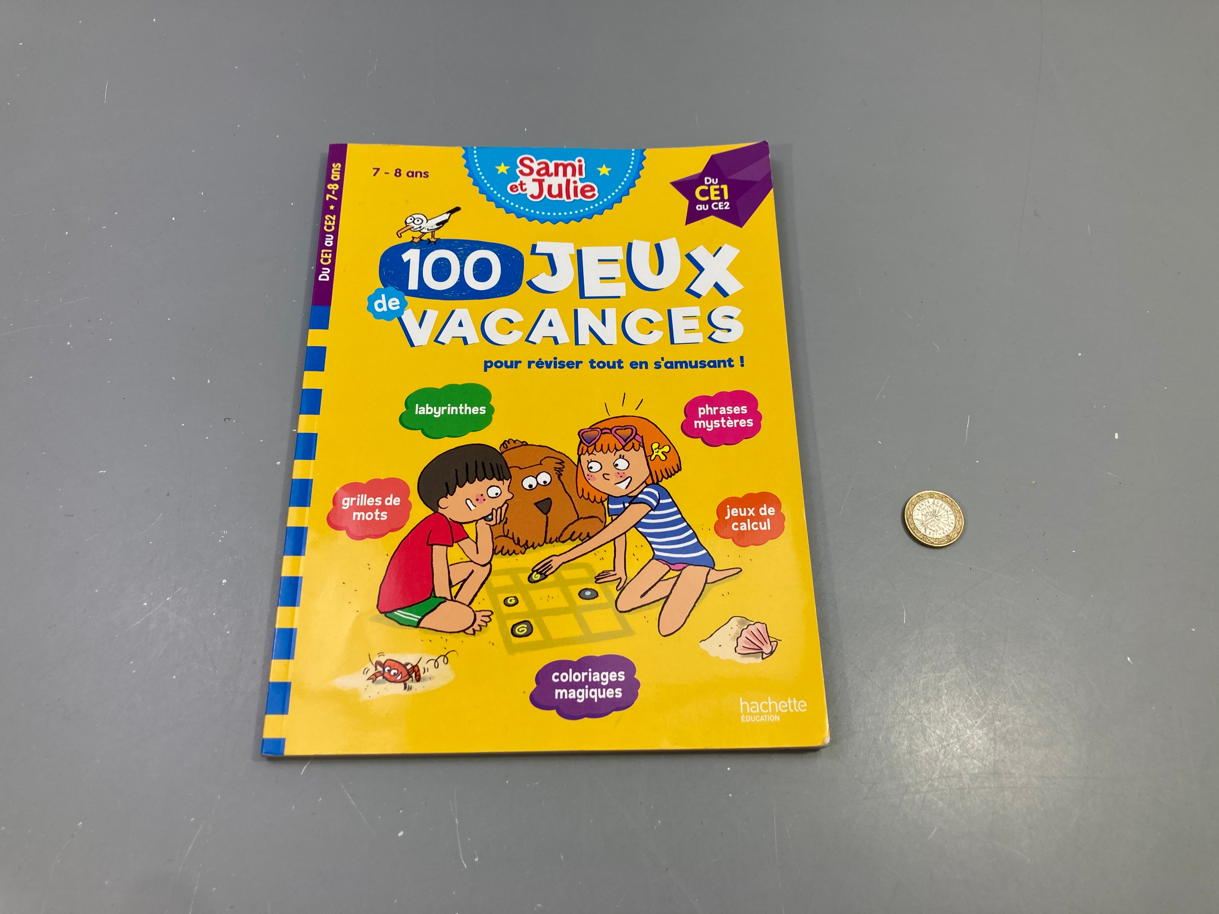 100 jeux de vacances Sami et Julie, du CE1 au CE2, Hachette Éducation