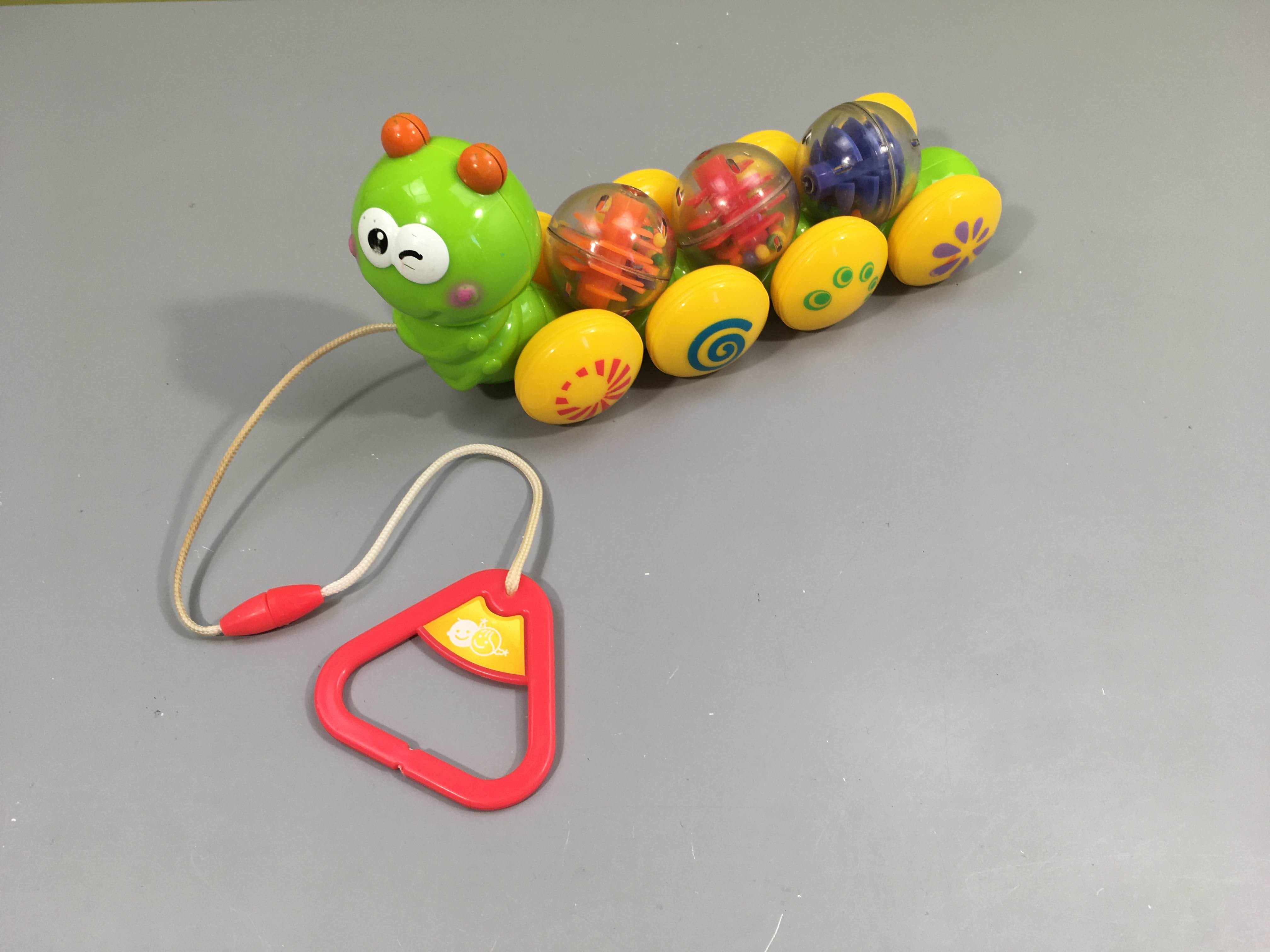 Ma chenille ondulée à tirer +6m