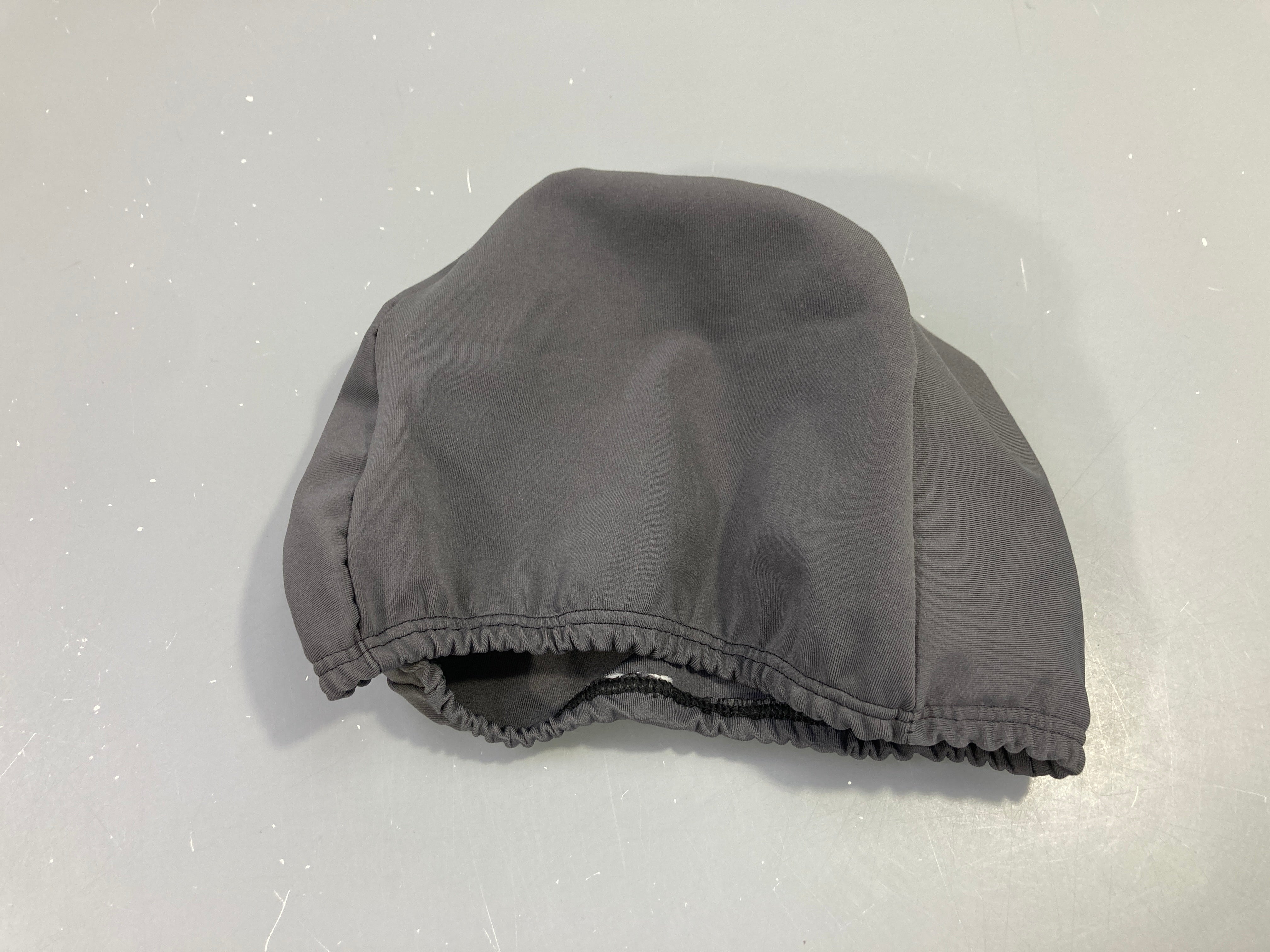Bonnet de bain tissu gris foncé