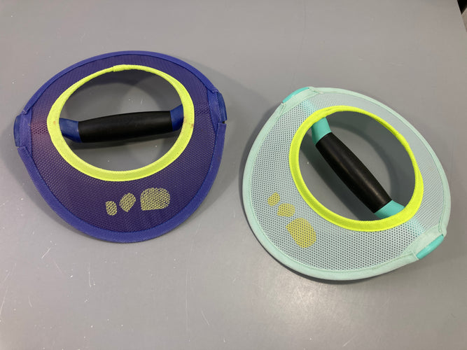 2 pullpush mesh bleu lagon/bleu foncé NABAIJI, moins cher chez Petit Kiwi