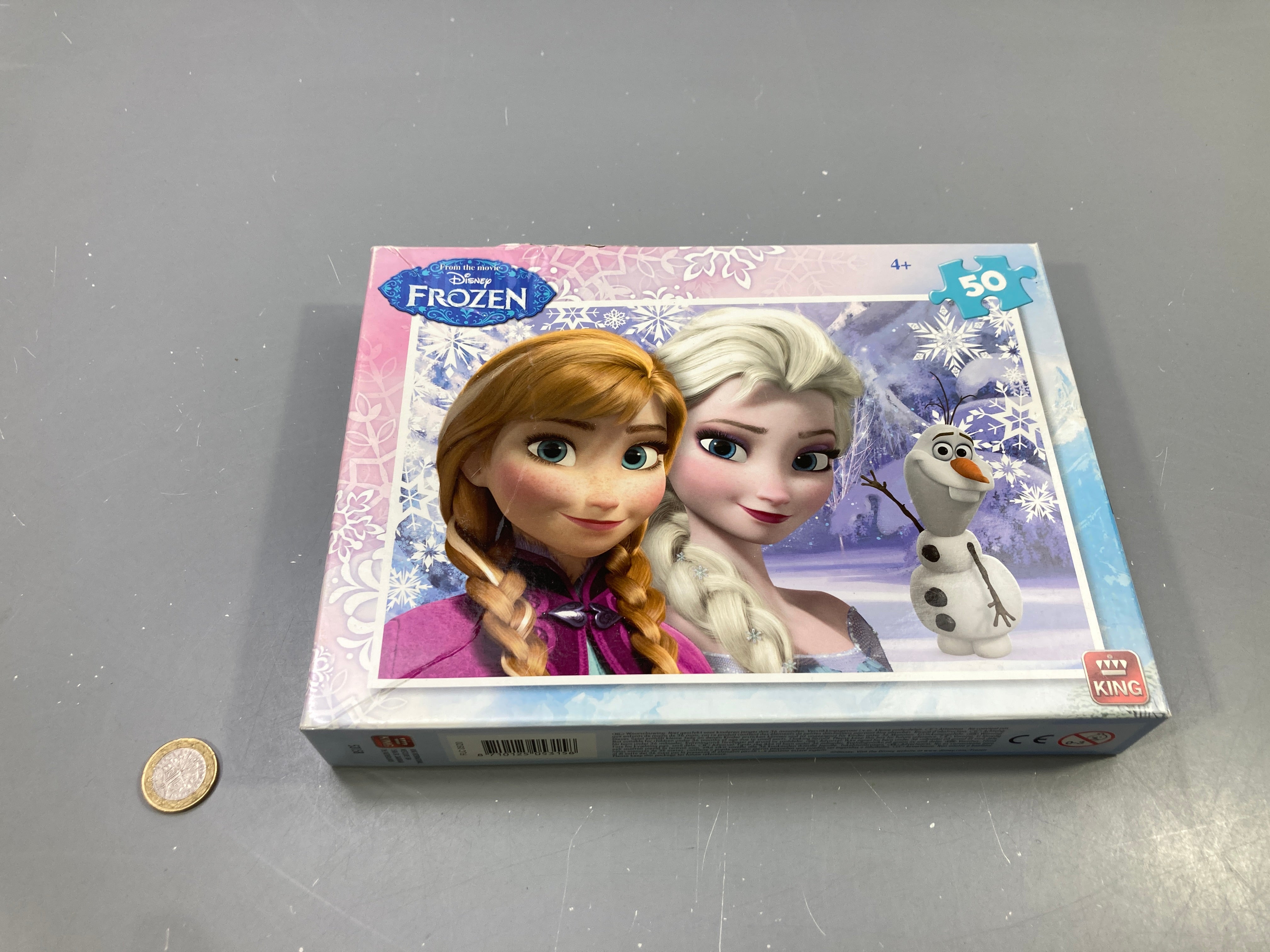 Puzzle La Reine des Neiges (Frozen) 50 pcs, en boîte, King