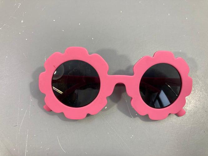 Lunettes de soleil rose fleur, catégorie 3, moins cher chez Petit Kiwi