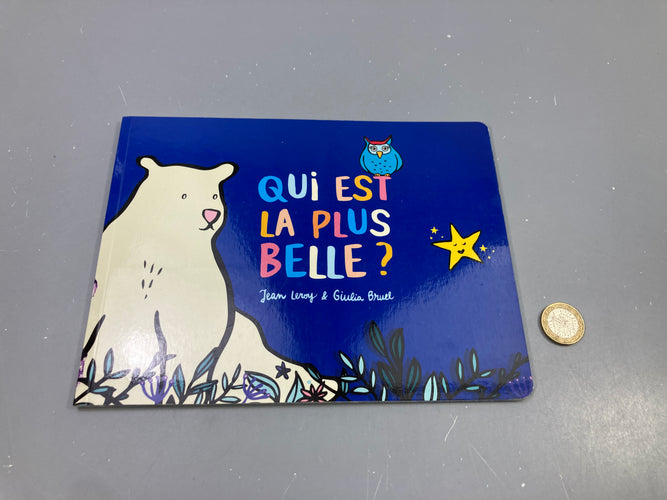 Qui est la plus belle ?, Jean Leroy, Giulia Bruel, carton, moins cher chez Petit Kiwi