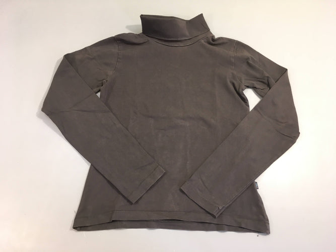 T-shirt col roulé gris foncé, moins cher chez Petit Kiwi