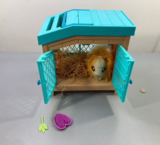 Cochon d'Inde interactif et clapier turquoise, Little Live Pets, moins cher chez Petit Kiwi