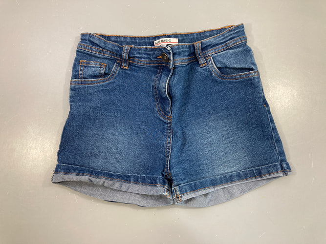 Short en jean foncé, moins cher chez Petit Kiwi